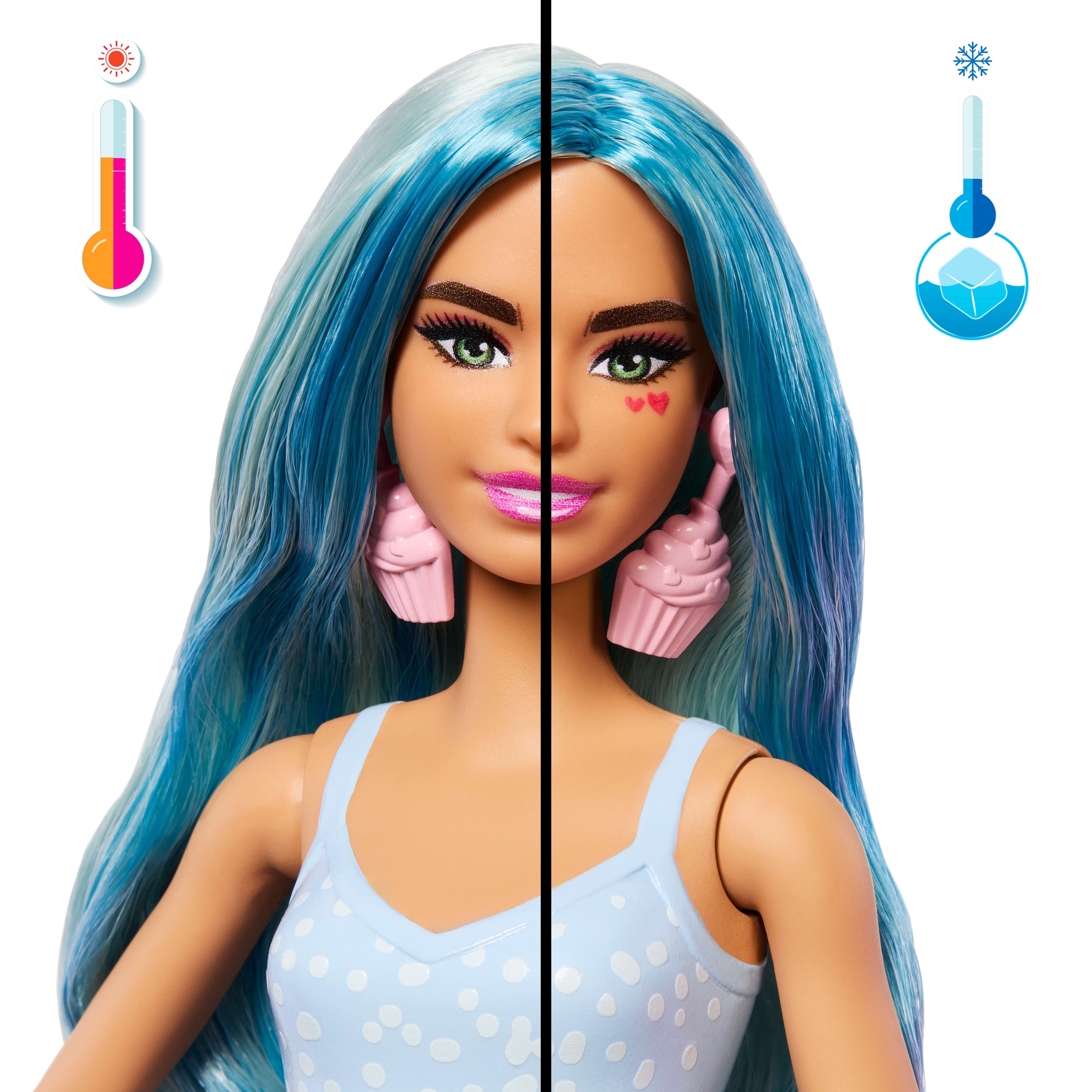 MATTEL - Barbie Pop Reveal Serie Dolcetti - Bambola Sorpresa con 8 Accessori